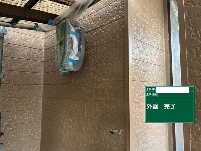 高砂市　S様邸　以前内装工事をしたお客様より外装工事の再受注を頂きました。